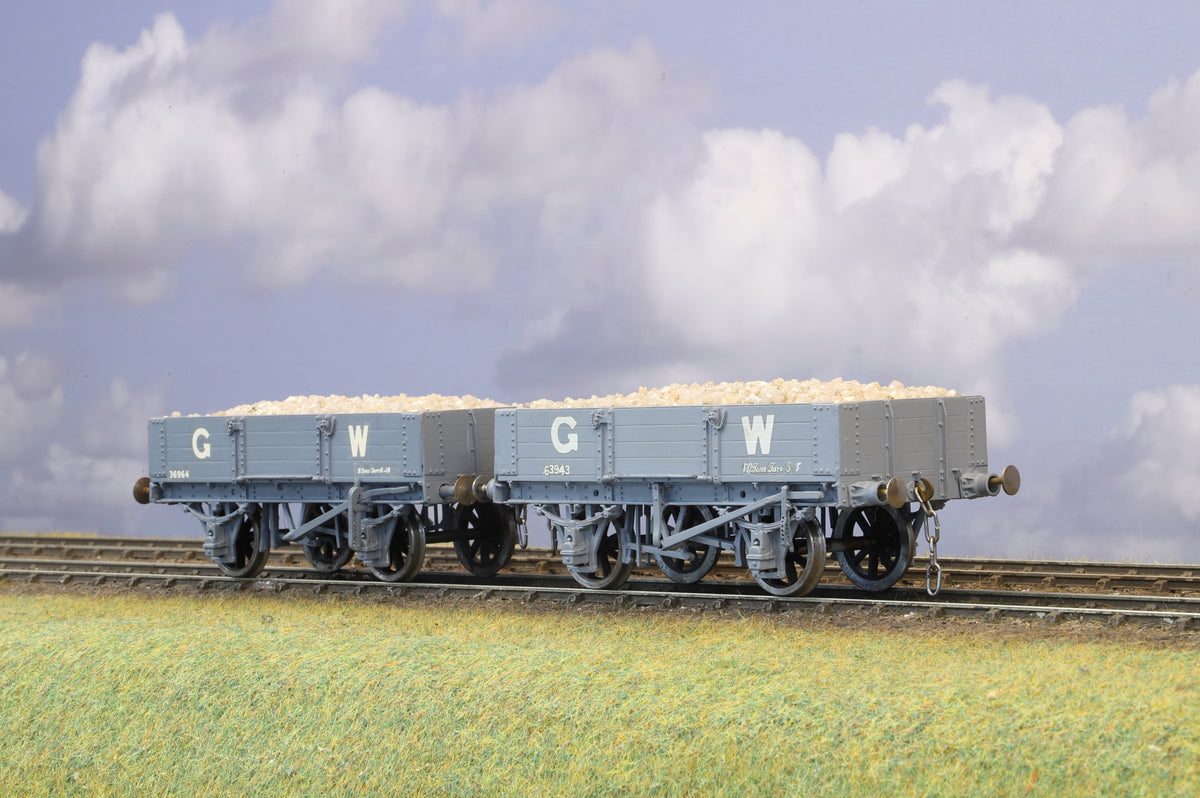 Finescale O Gauge (Kit-Built) Pair of GWR Open Wagons