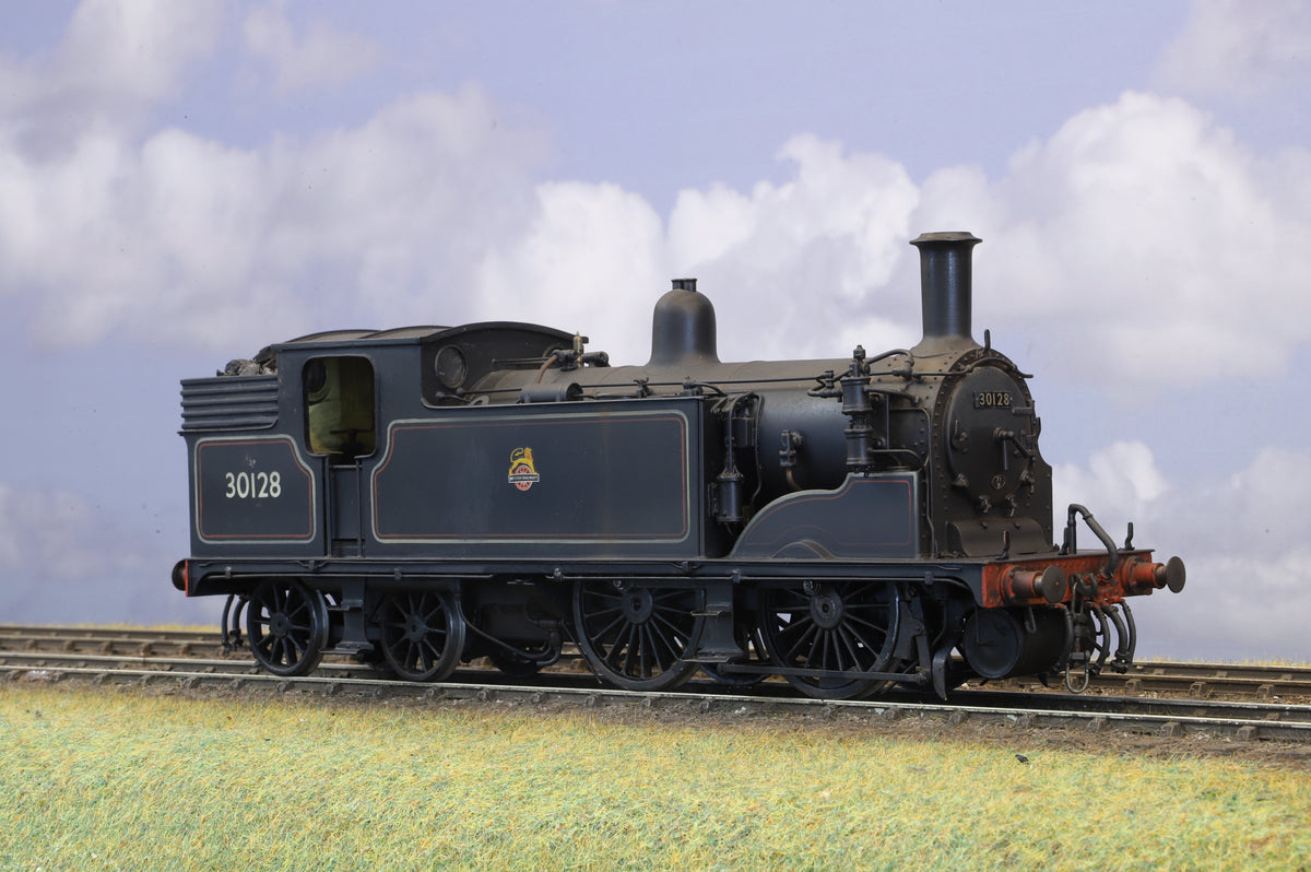 Finescale O Gauge (Kit-Built) ex-LSWR M7 (Push-Pull Fitted) No. 30128 BR Black Pro-Weathered