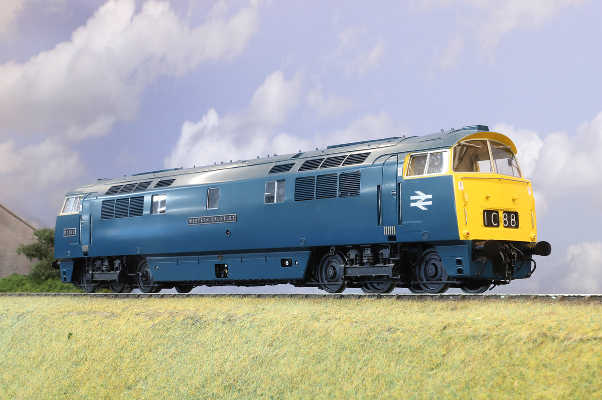 Masterpiece Models Finescale O Gauge Class 52 &#39;Western&#39; BR Blue &#39;D1070&#39; &#39;Western Gauntlet&#39; DCC Sound