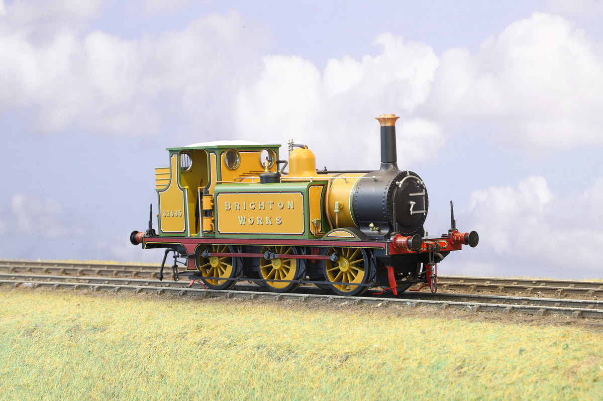 Dapol/Gaugemaster Finescale O Gauge 'Terrier' 'Brighton Works' Improved Engine Green No. 32635, DCC Sound