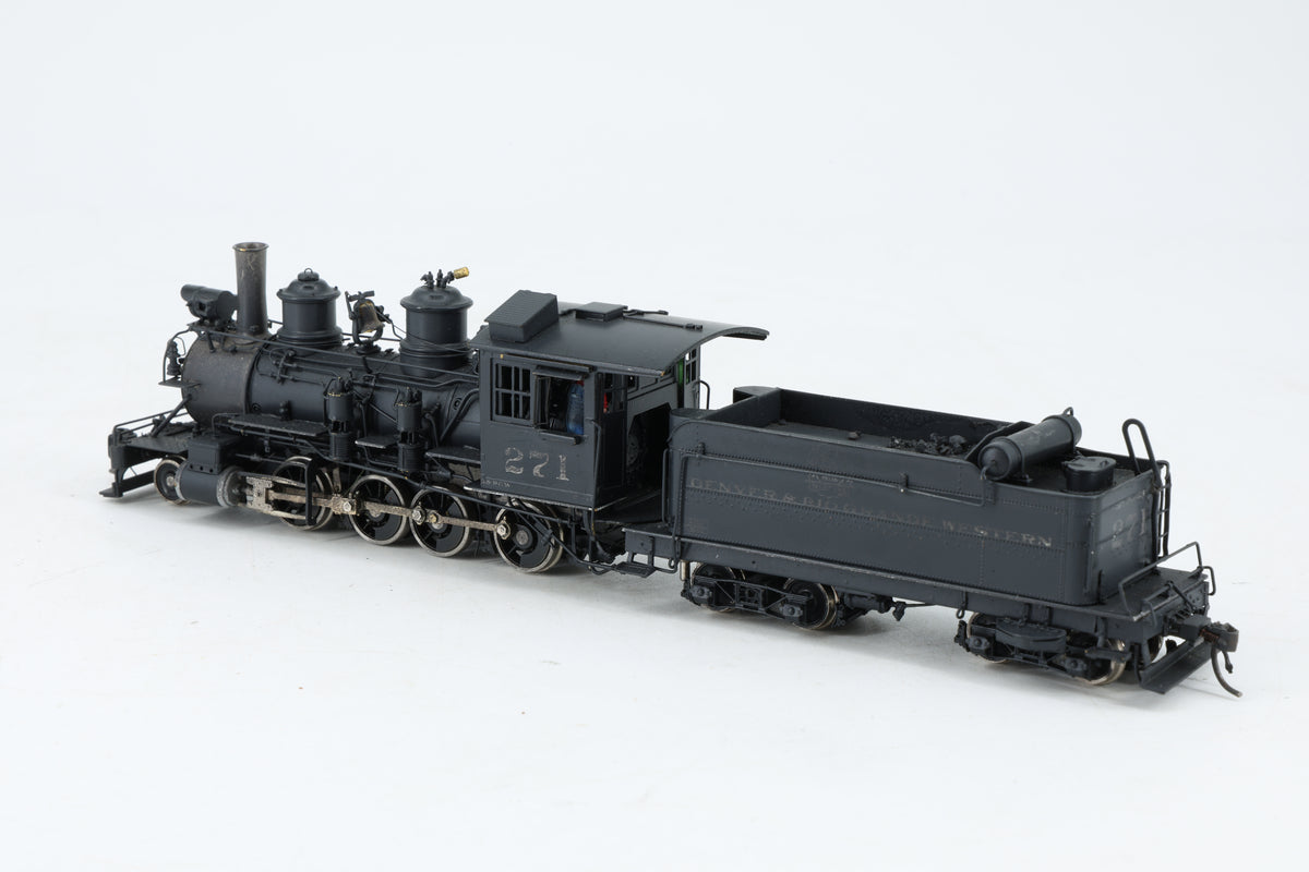P–B–L Milestone Models Sn3 D&RGW C-16 2-8-0 No. 271 Weathered