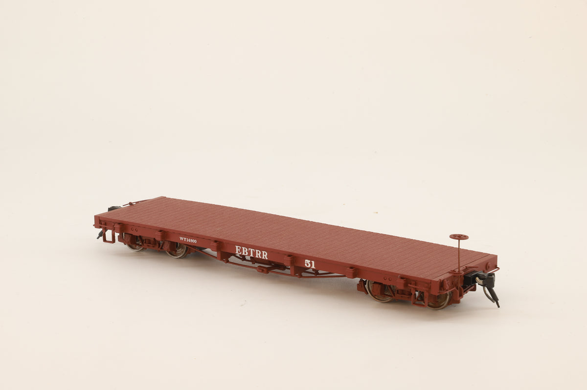 American Model Supply On3 Scale  EBTRR Flat Wagon