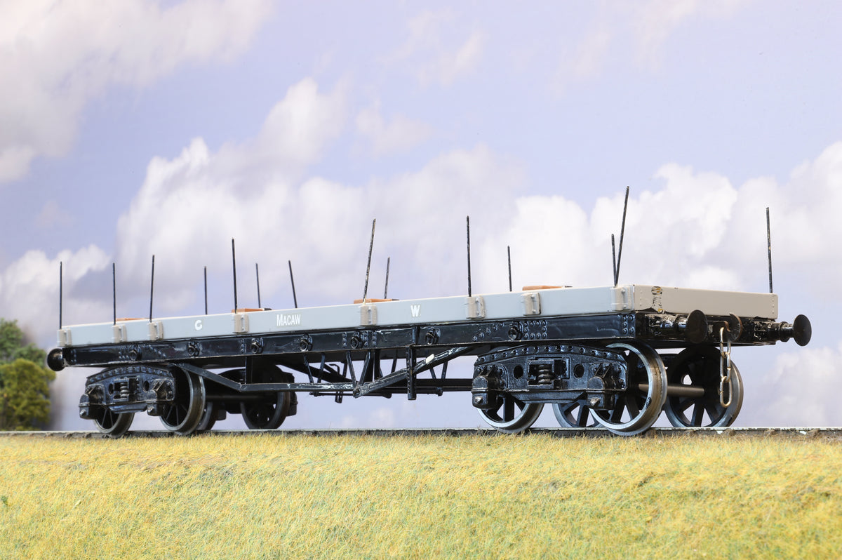 Gauge 1 (10mm) Kit-Built GWR Macaw B Bogie Bolster Wagon