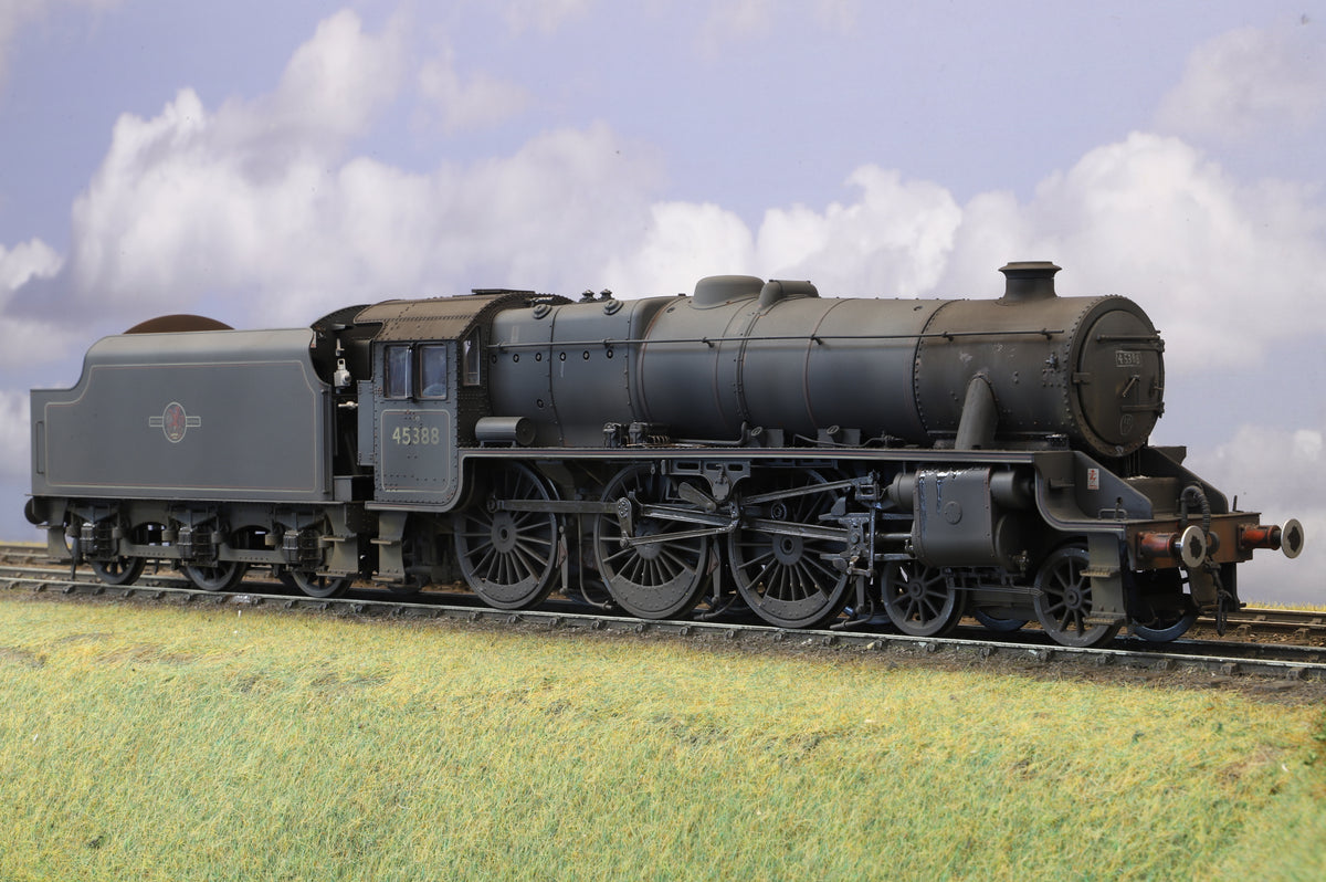Finescale O Gauge Ellis Clark Trains Black Five No.45388 DCC Sound, Pro Weathered