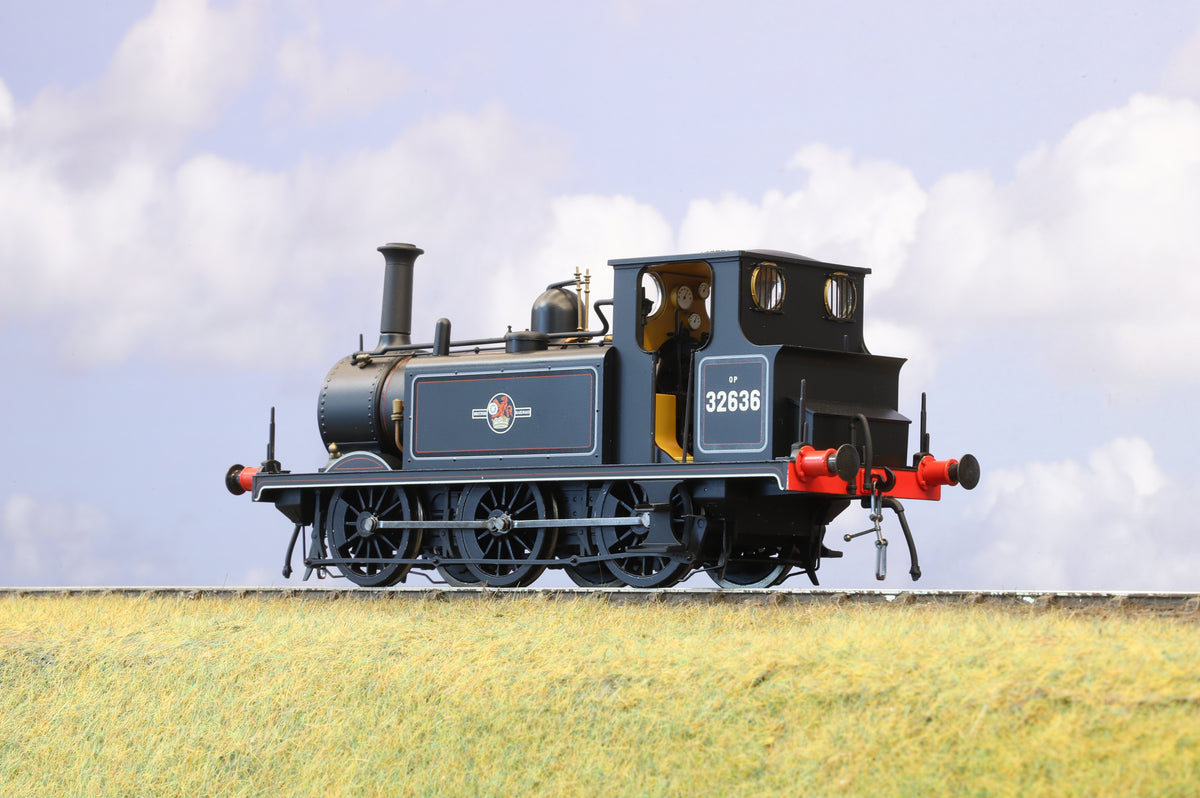 Dapol Finescale O Gauge Terrier A1X No. 32636 BR Lined Black (Late Crest)