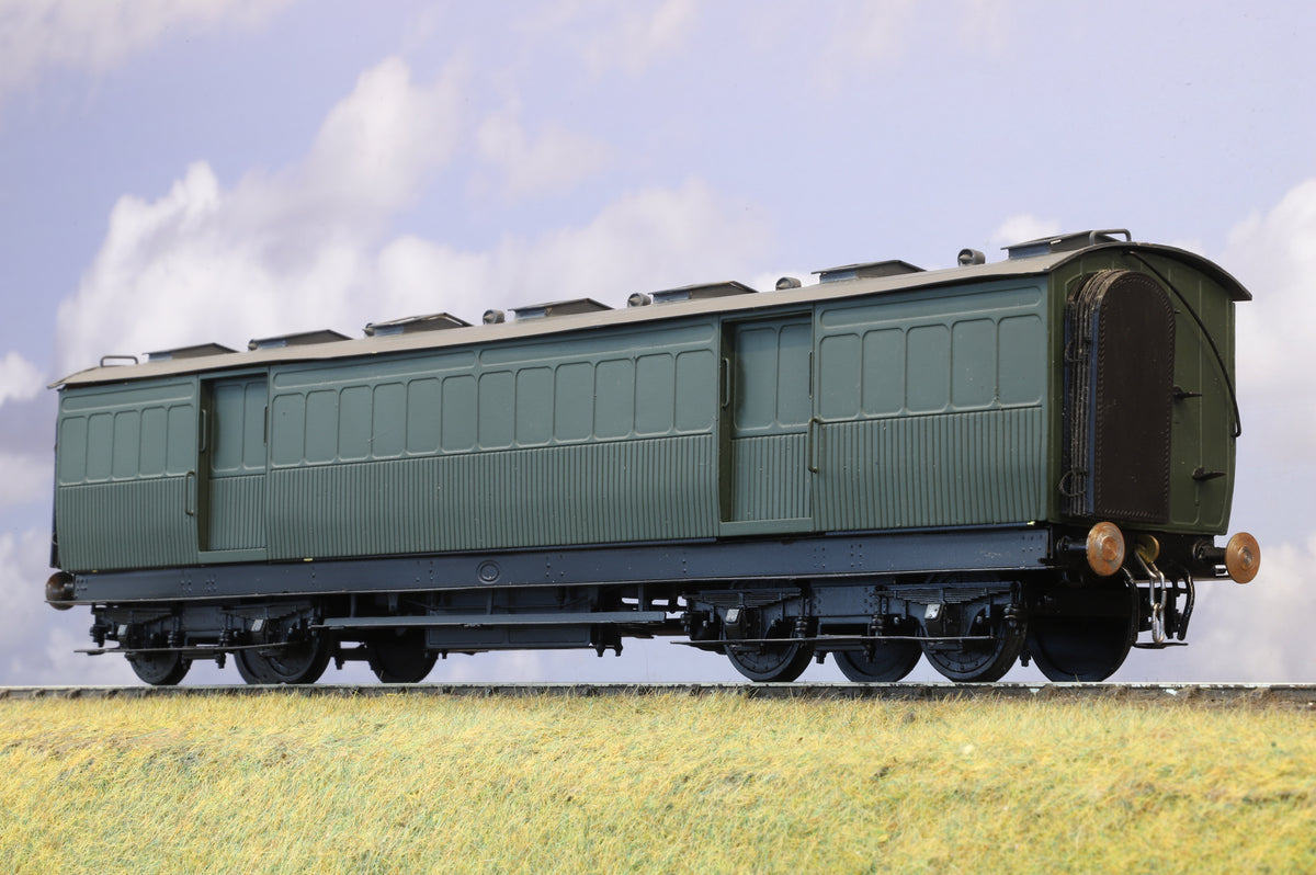 Finescale O Gauge (Kit-Built) Highland Railway Post Office/Luggage Van (Brass Construction)