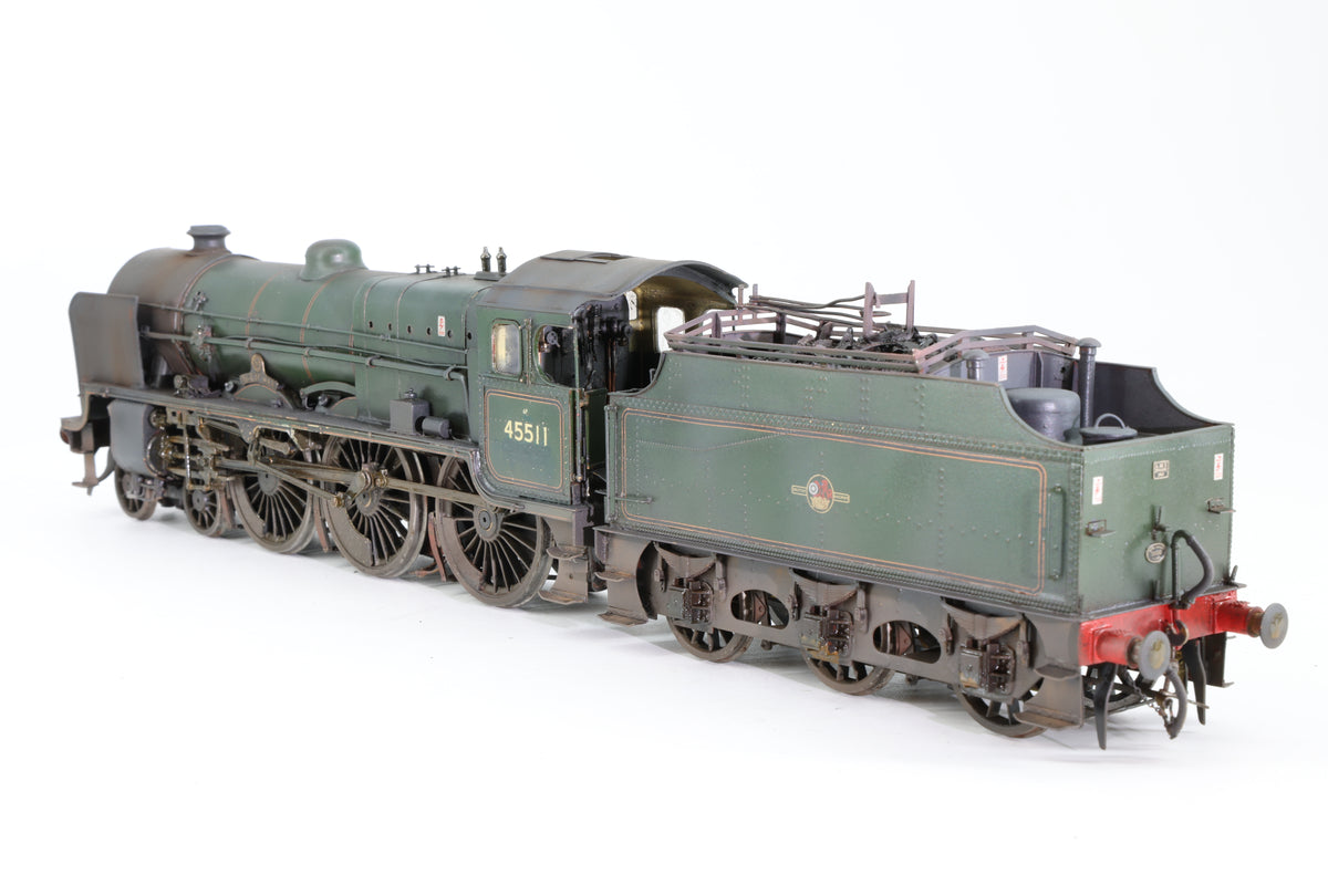 Finescale O Gauge (Kit-Built) ex-LMS Unrebuilt Patriot No. 45511 'Isle of Man' BR Green Late Crest Pro-Weathered