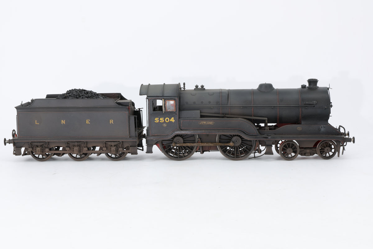 Finescale O Gauge (Kit-Built) ex-GCR D11 No. 5504 LNER Black DCC Sound & Smoke Pro-Weathered