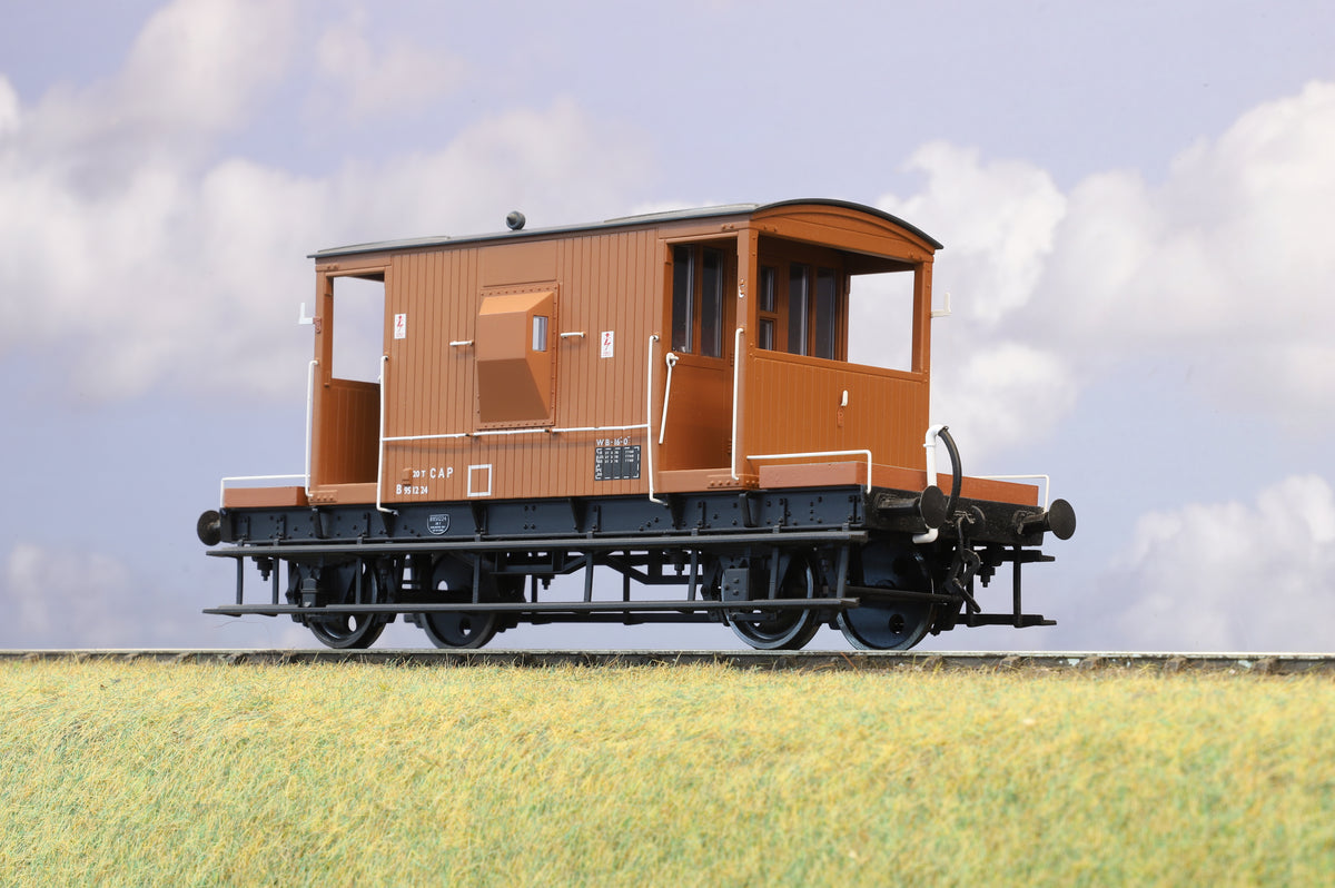Dapol Finescale O Gauge BR (TOPS) 20T Brake Van Bauxite