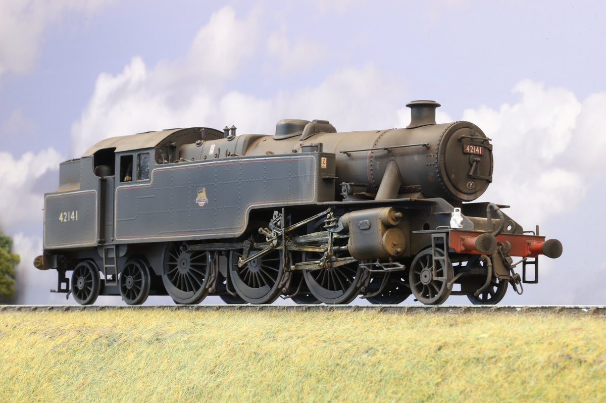 Finescale O Gauge (Kit-Built) Ex-LMS 2-6-4 Fairburn Tank &#39;42141&#39; Weathered DCC Sound