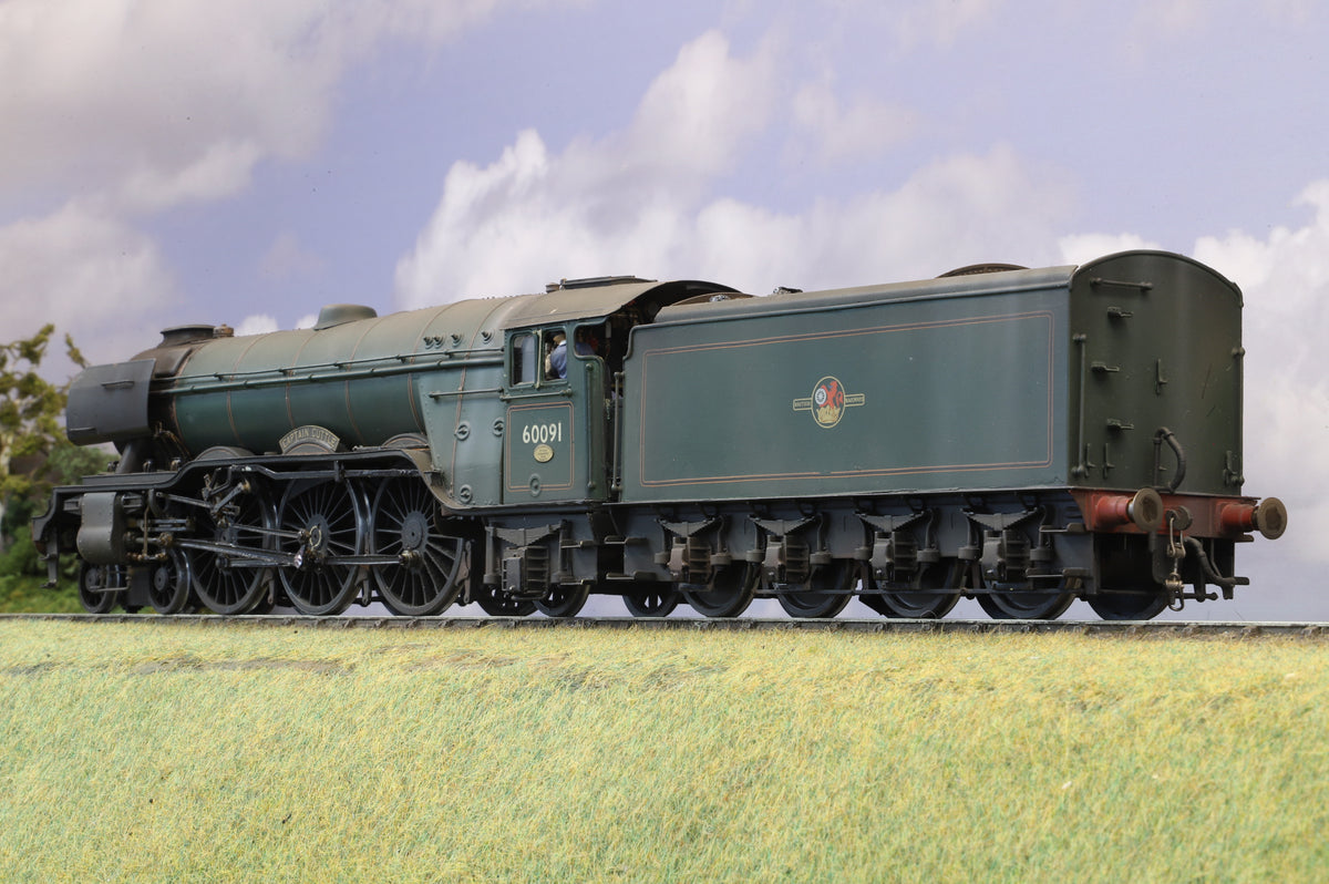 DJH Finescale O Gauge Kit Built Class A3 No.60091 'Captain Cuttle', BR Green Late Crest (Weathered)