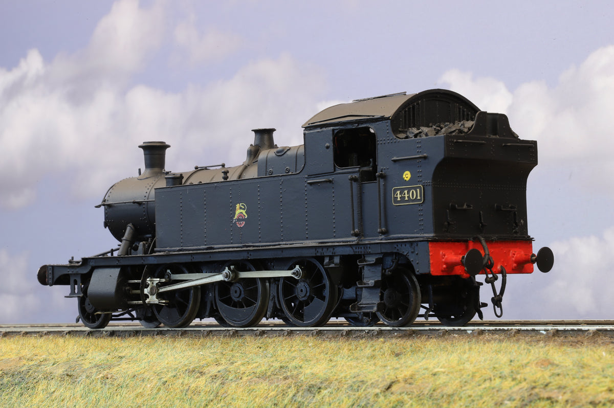 WORKSHOP Kit Built Finescale O Gauge ex-GWR 44xx Class No. 4401, BR Black, Early Emblem
