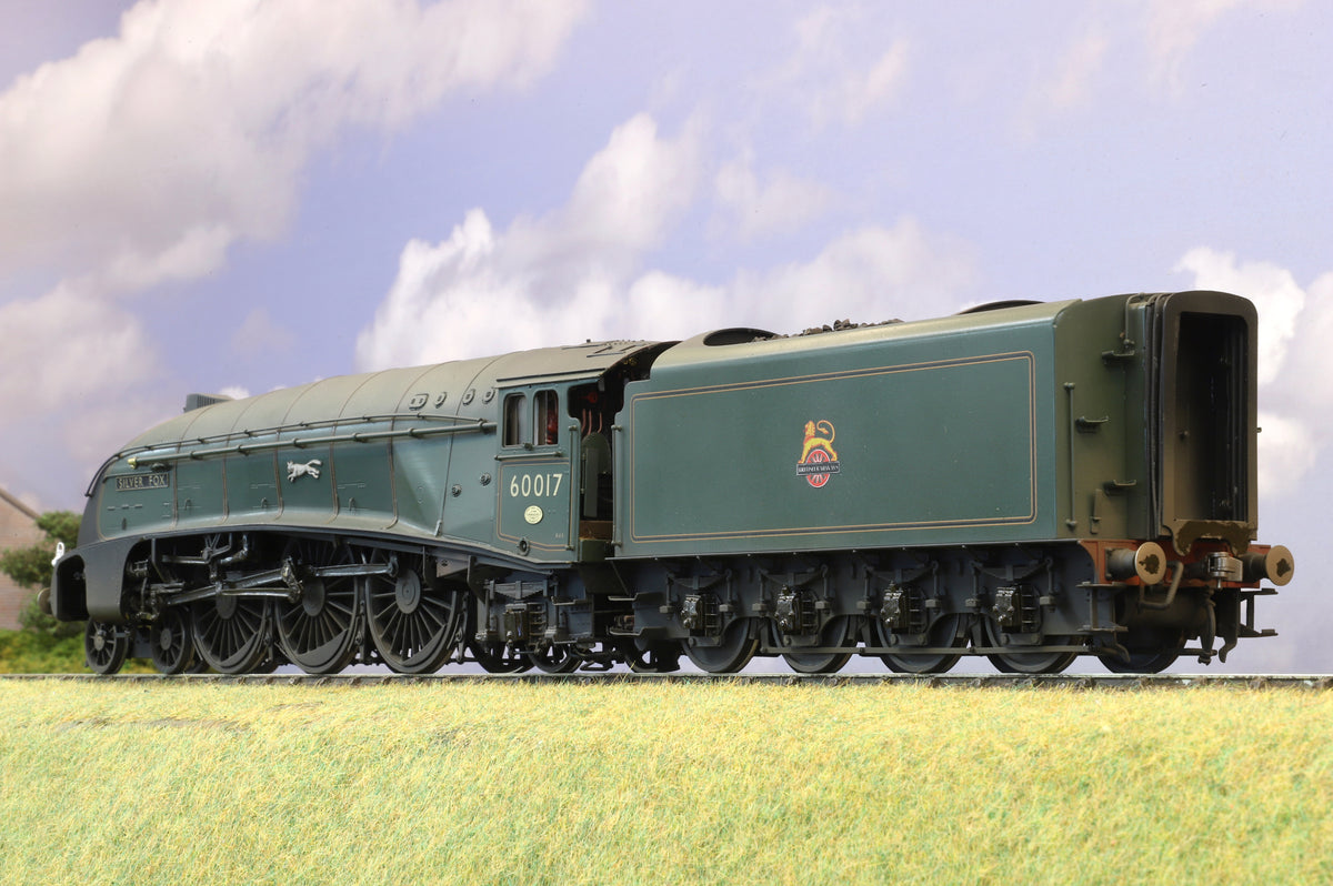 Golden Age Models Finescale O Gauge Gresley Class A4 No. 60017 'Silver Fox' DCC Sound & Smoke (Pro Weathered)