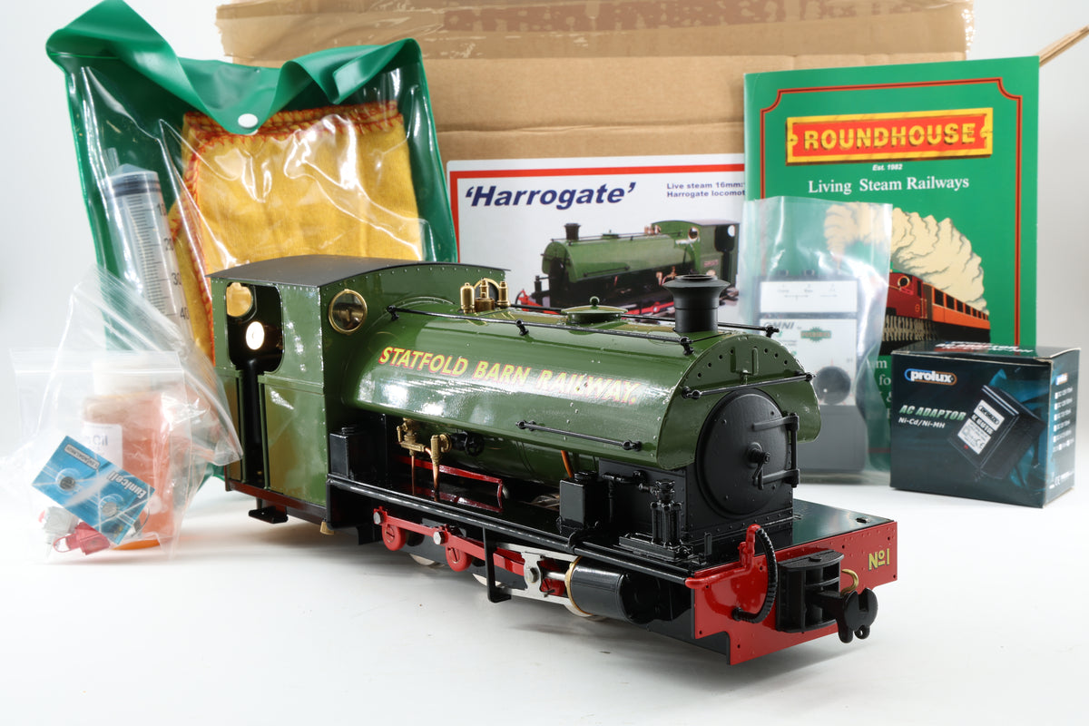Roundhouse 16mm (32/45mm Gauge) Live Steam Harrogate Gas Works No.1 (RC Fitted)
