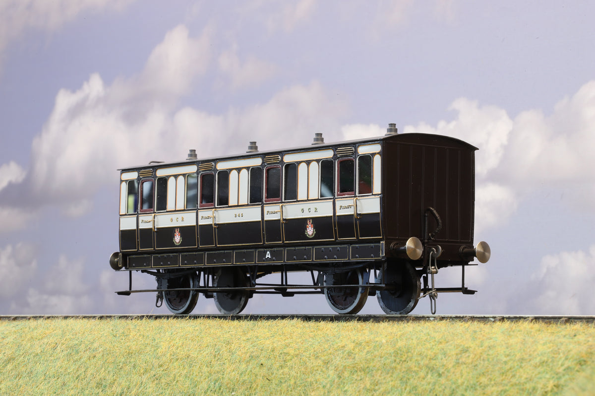 Finescale O Gauge (Kit-Built) Great Central Railway 4-Wheel First Composite No. 245 (Brass Construction)