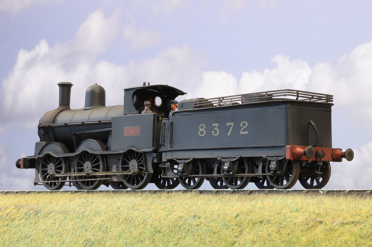 Finescale O Gauge (Kit-Built) LNWR 18in Goods &#39;Cauliflower&#39; No. 8372 LMS Black (Professionally Weathered)