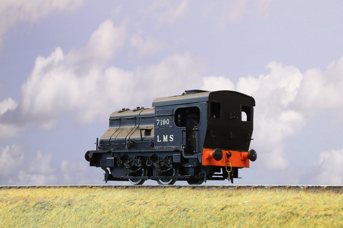 Kit-built Finescale O Gauge Sentinel Steam Shunter No. 7190 LMS Black