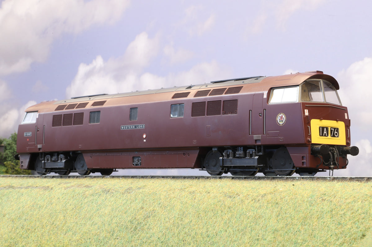 Heljan Finescale O Gauge Class 52 'Western' No. D1047 'Western Lord', BR Maroon, Weathered