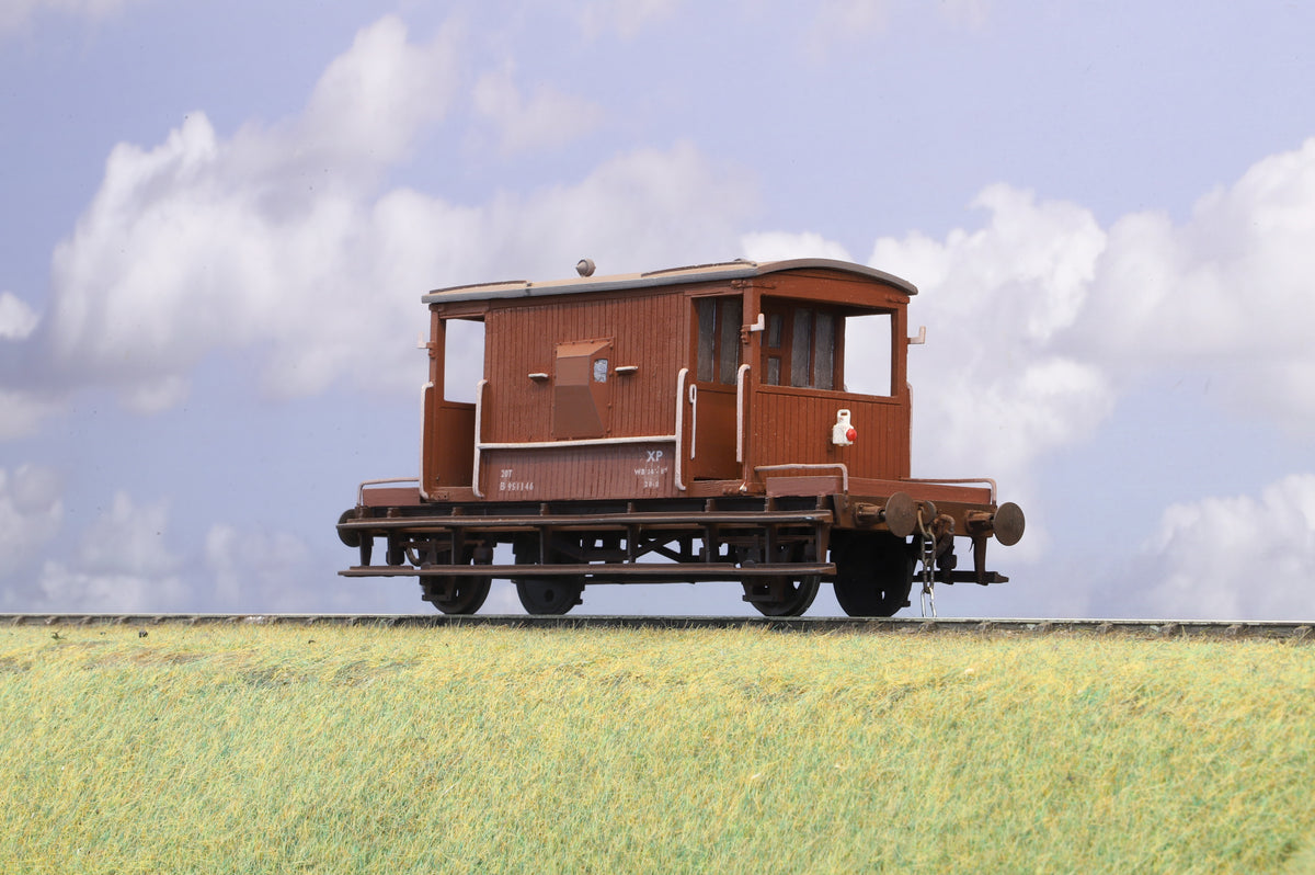Kit-Built Finescale O Gauge 20T Brake Van BR Bauxite (Weathered)