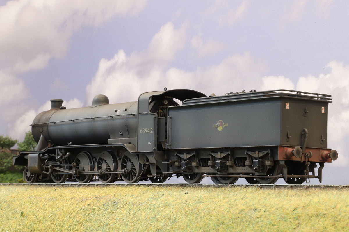 Finescale O Gauge (Kit-Built) Gresley O2 No. 63942 BR Black (Late Crest) Weathered with DCC Sound