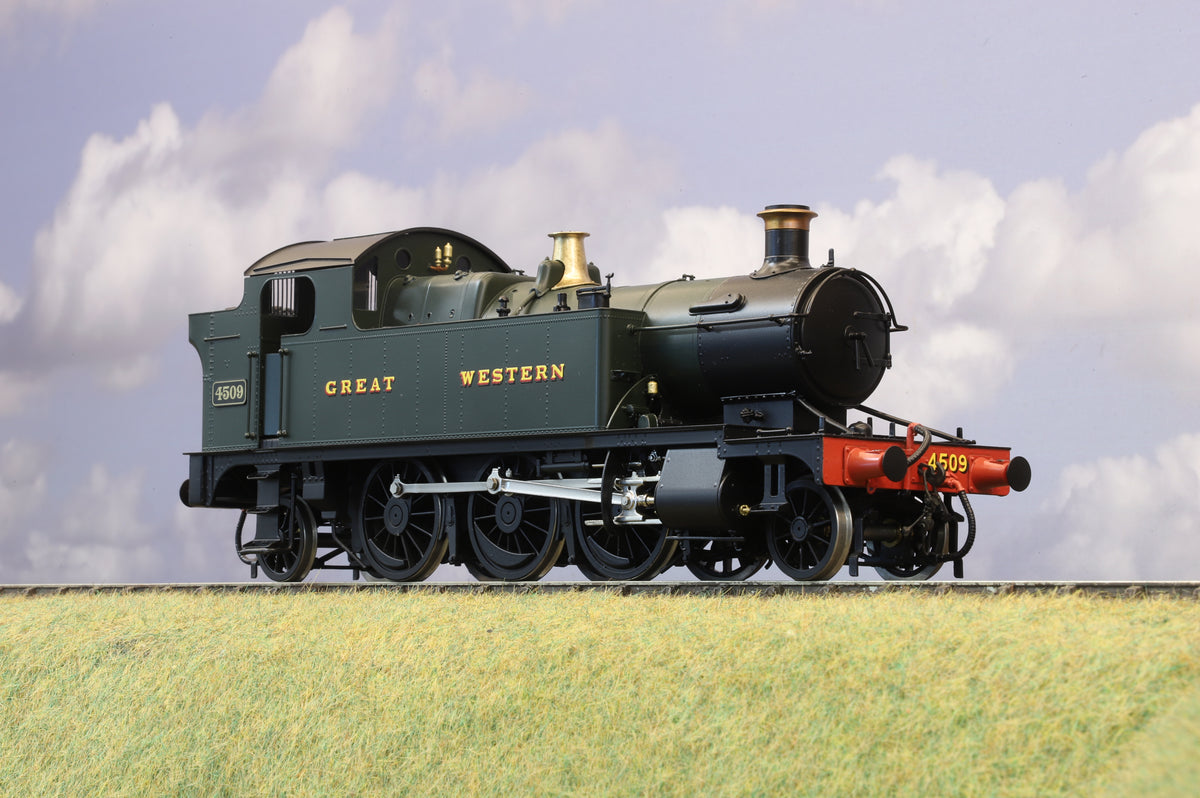 Lionheart Finescale O Gauge Class 45xx No. 4509 Great Western Green, DCC Sound