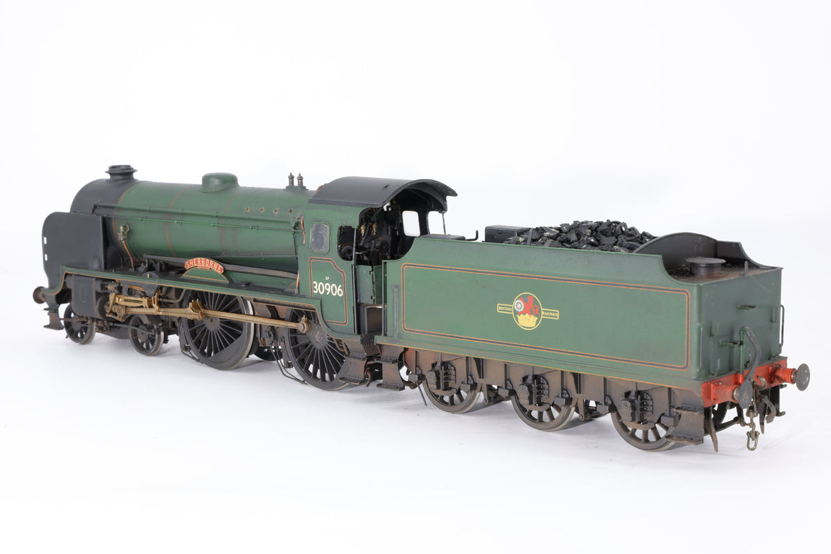 Finescale O Gauge (Kit-Built) ex-SR Schools No. 30906 'Sherborne' BR Green Pro-Weathered
