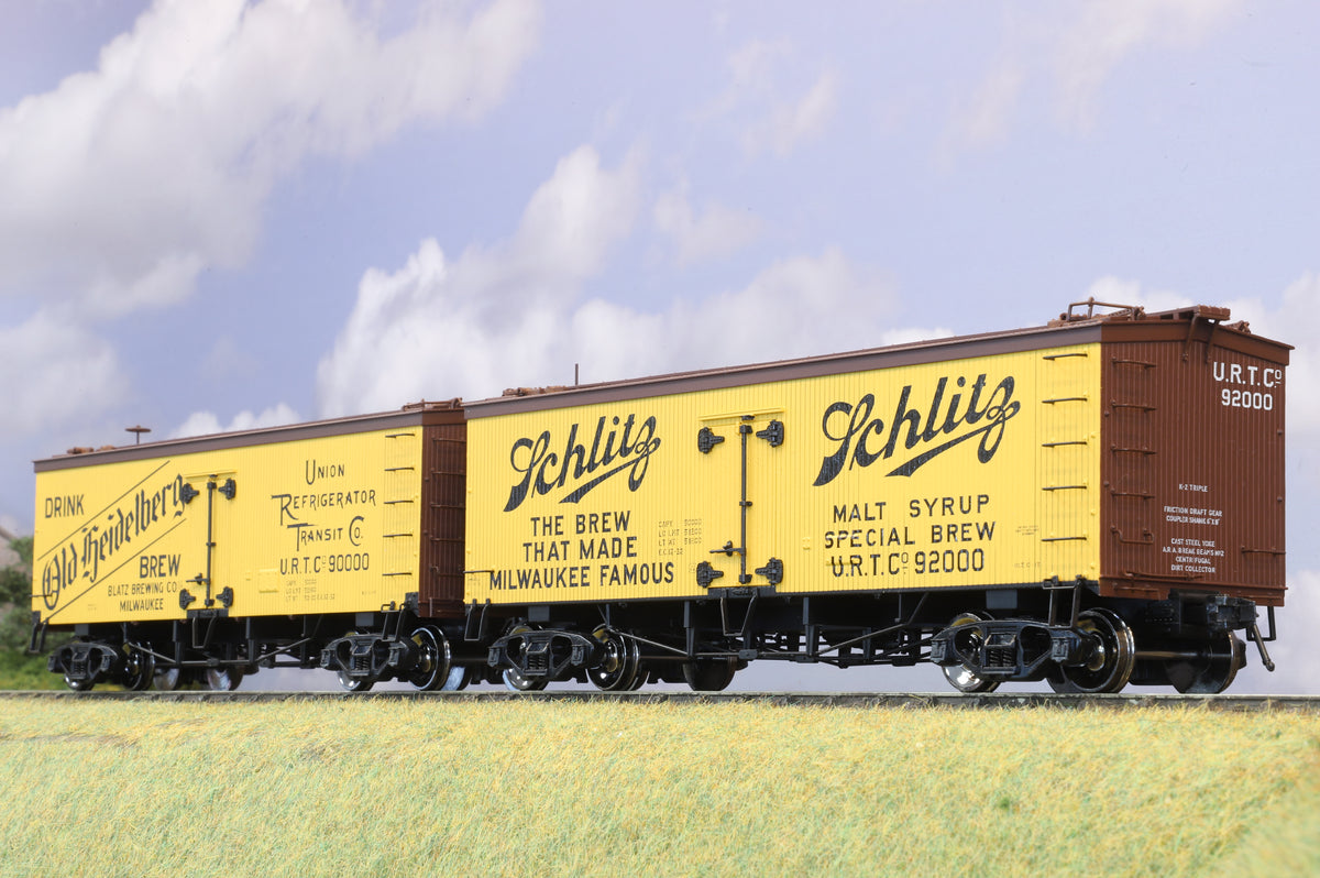 Atlas American O Gauge Pair of 36' Wood Reefer Cars