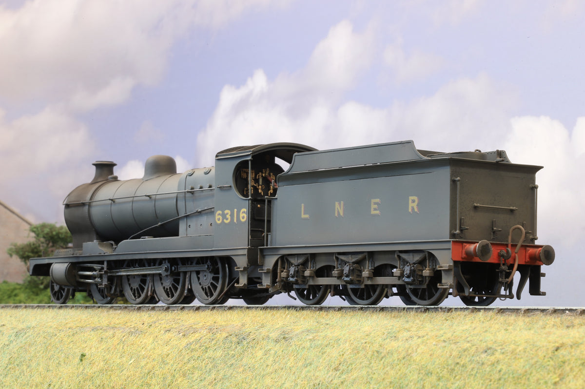 Finescale O Gauge (Kit-Built) LNER Class O4 No. 6316 DCC Sound (Professionally Weathered)