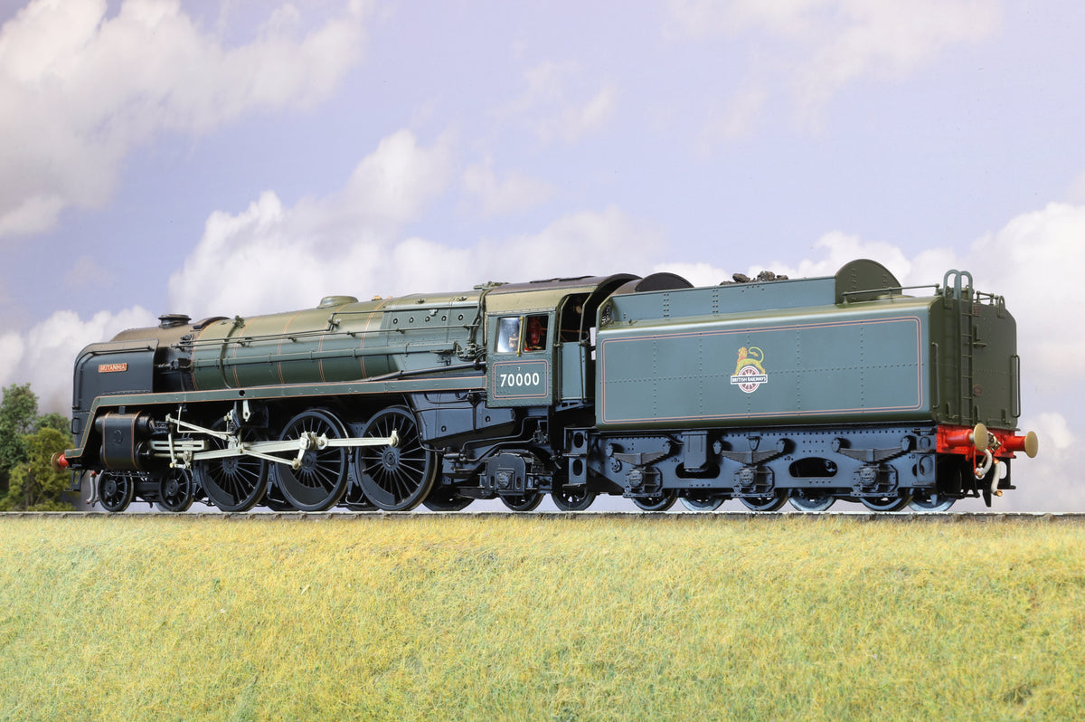 DJH (Custom,No.1 shop) Finescale O Gauge &#39;Britannia&#39; Class No.70000 &#39;Britannia&#39;, BR Green Early Crest