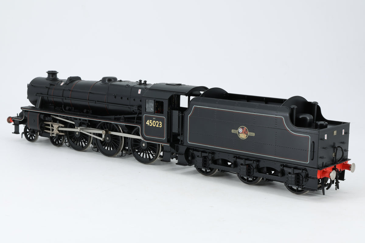 Sancheng/Finescale Brass Finescale O Gauge Black 5 No. 45023 BR Lined Black Early Emblem