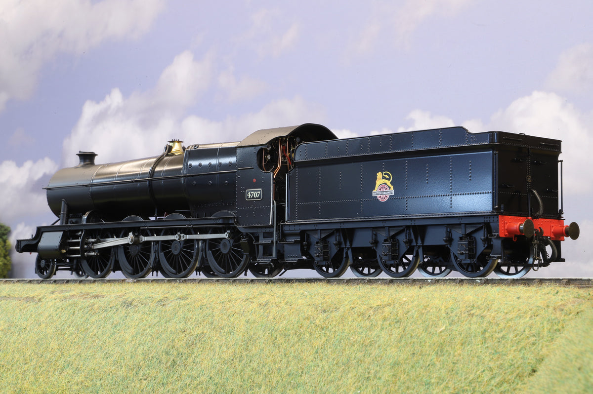 Masterpiece Models ex-GWR 47xx 'Night Owl' No. 4707, BR Black Early Emblem, DCC Sound