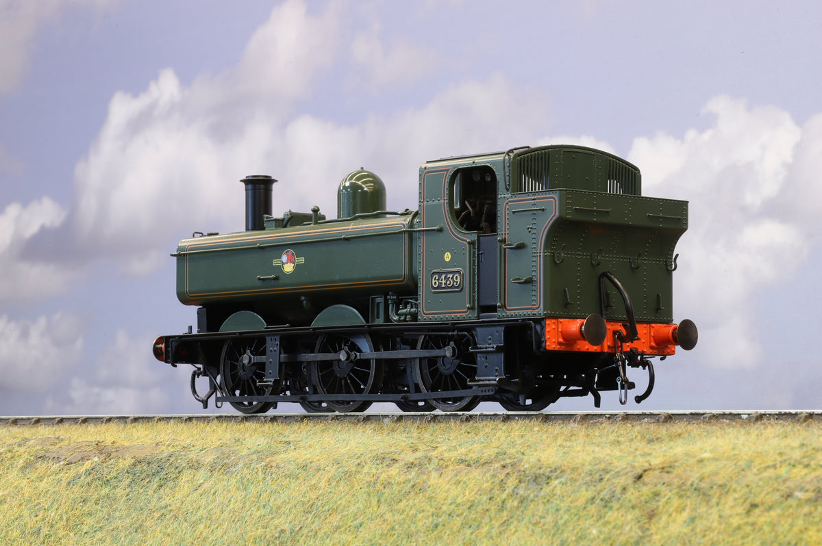 Dapol Finescale O Gauge Class 64xx Pannier No. 6439 BR Lined Green (Late Crest)