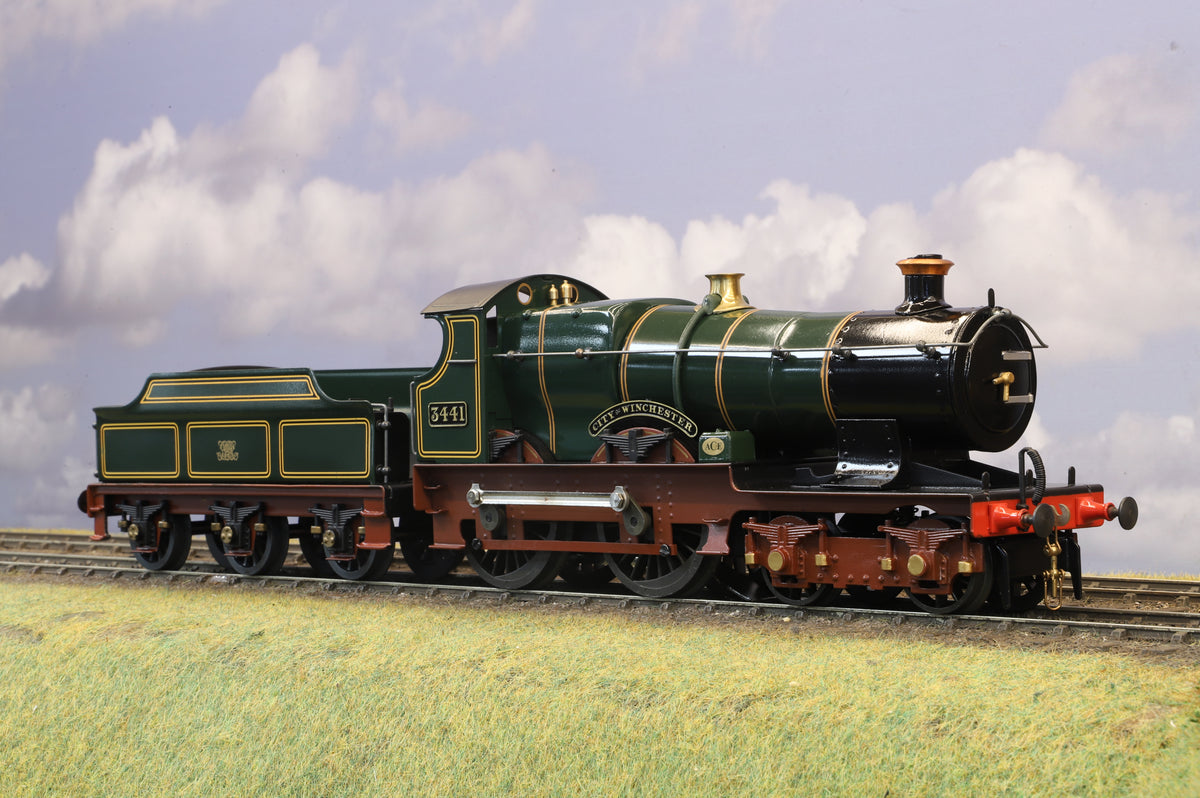 Ace Trains Coarse Scale O Gauge GWR 3700 City Class No. 3718 'City of Winchester' Lined Green