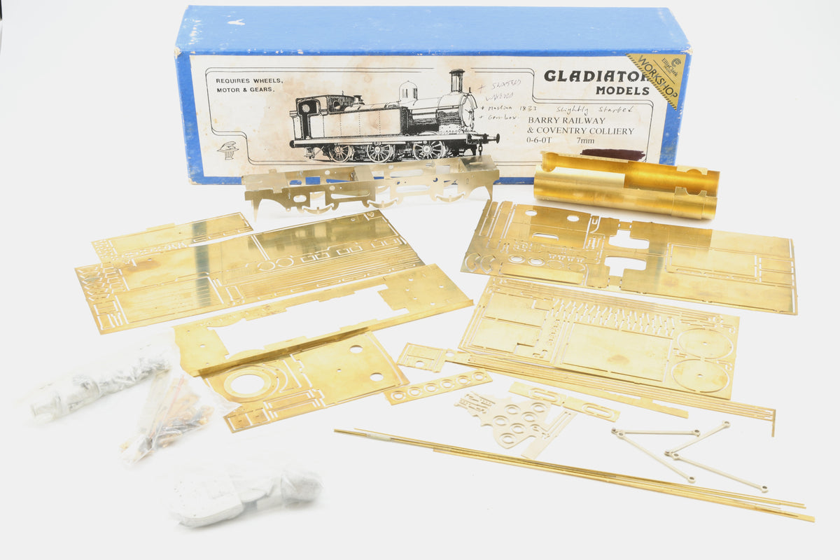 WORKSHOP Finescale O Gauge Gladiator Models Part-built Barry Railway 0-6-0 'A' Class Tank Kit