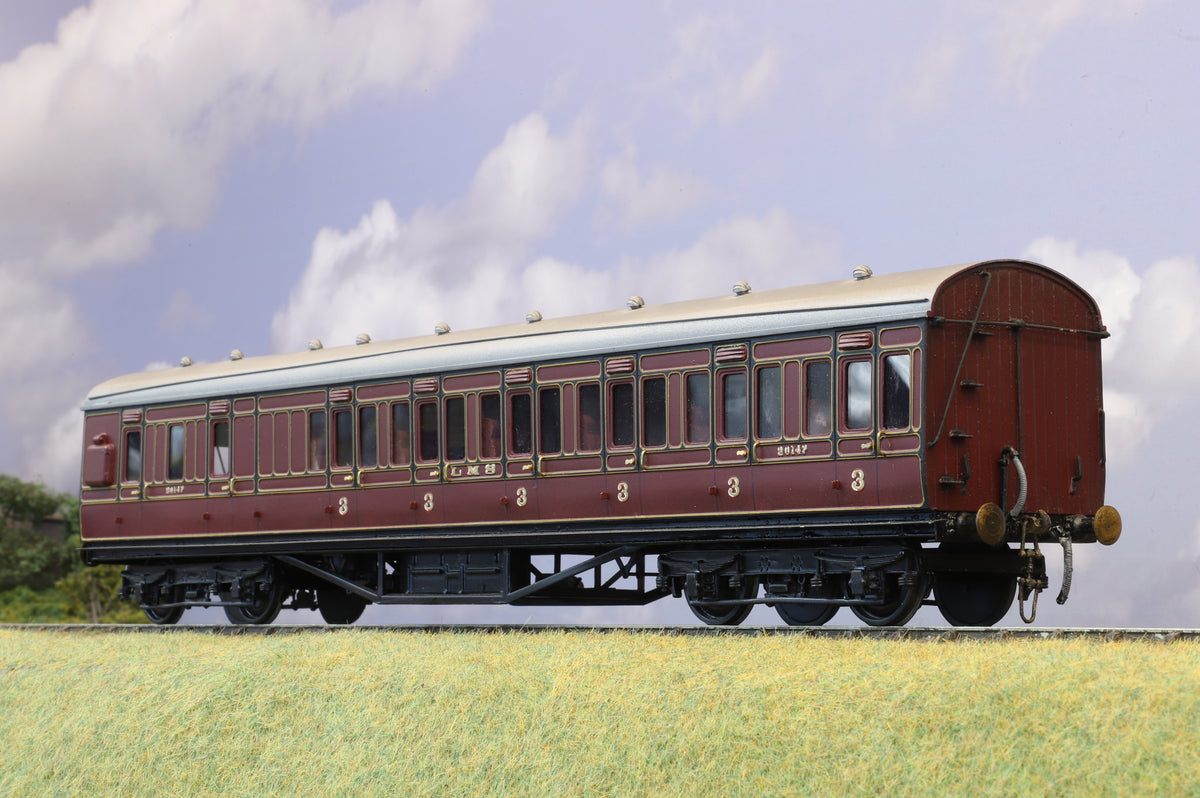 Finescale O Gauge (Kit-Built) LMS Suburban Brake Third No. 20147 (Brass Construction)