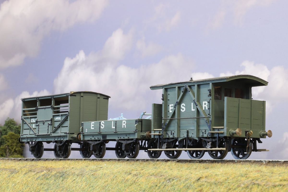 Finescale O Gauge (Kit-Built) Rake Of 3 ESLR Wagons
