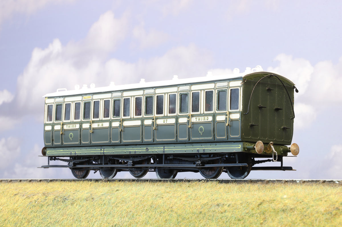Finescale O Gauge (Kit-Built) Highland Railway Six-Wheel All Third Coach No.67