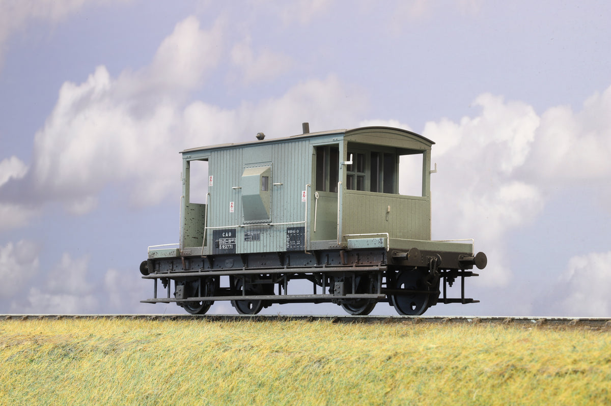 Dapol Finescale O Gauge BR 20T Brake Van BR Grey Weathered