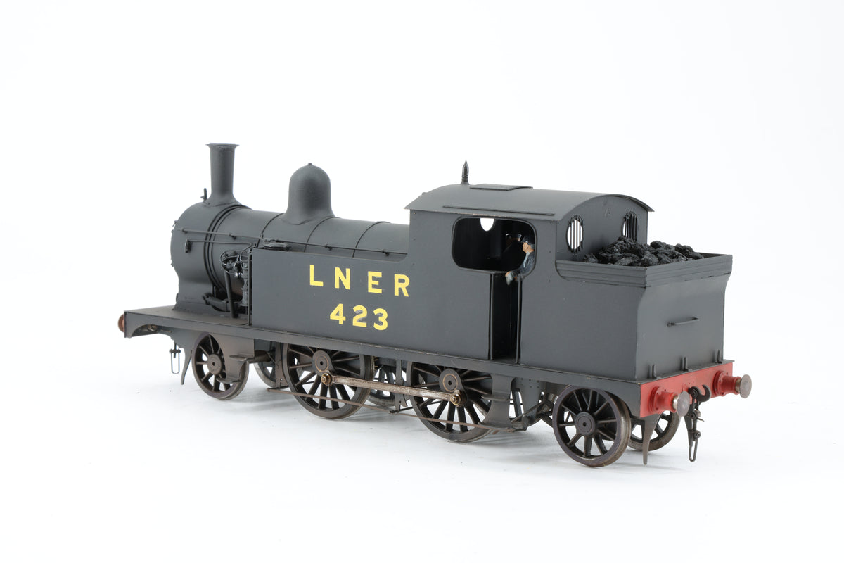Finescale O Gauge (Kit-Built) ex-NER Class F8 2-4-2T LNER Black No. 423 Weathered