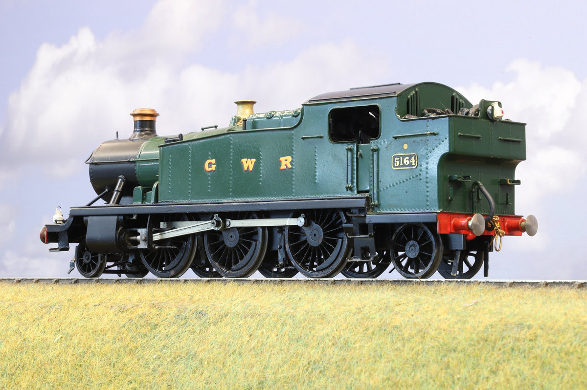 Finescale O Gauge (Kit-Built) GWR &#39;Large Prairie&#39; No. 5164 GWR Green, DCC Sound