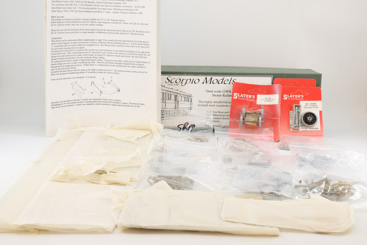 Scorpio Models GWR Q/Q1 Steam Railmotor Kit
