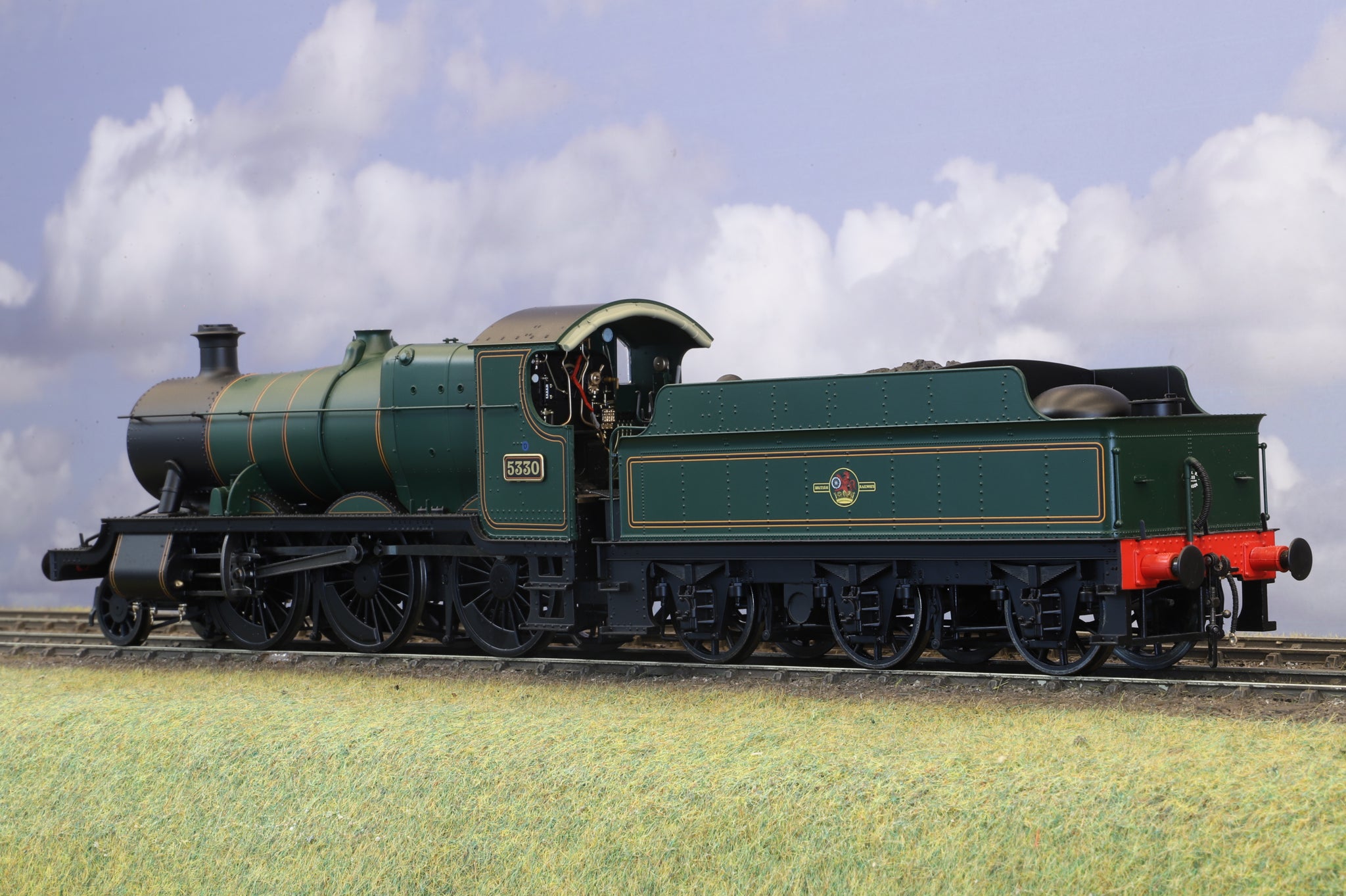 Heljan Finescale O Gauge 2-6-0 'Mogul' 43xx Class No. 5330 BR Lined Gr ...