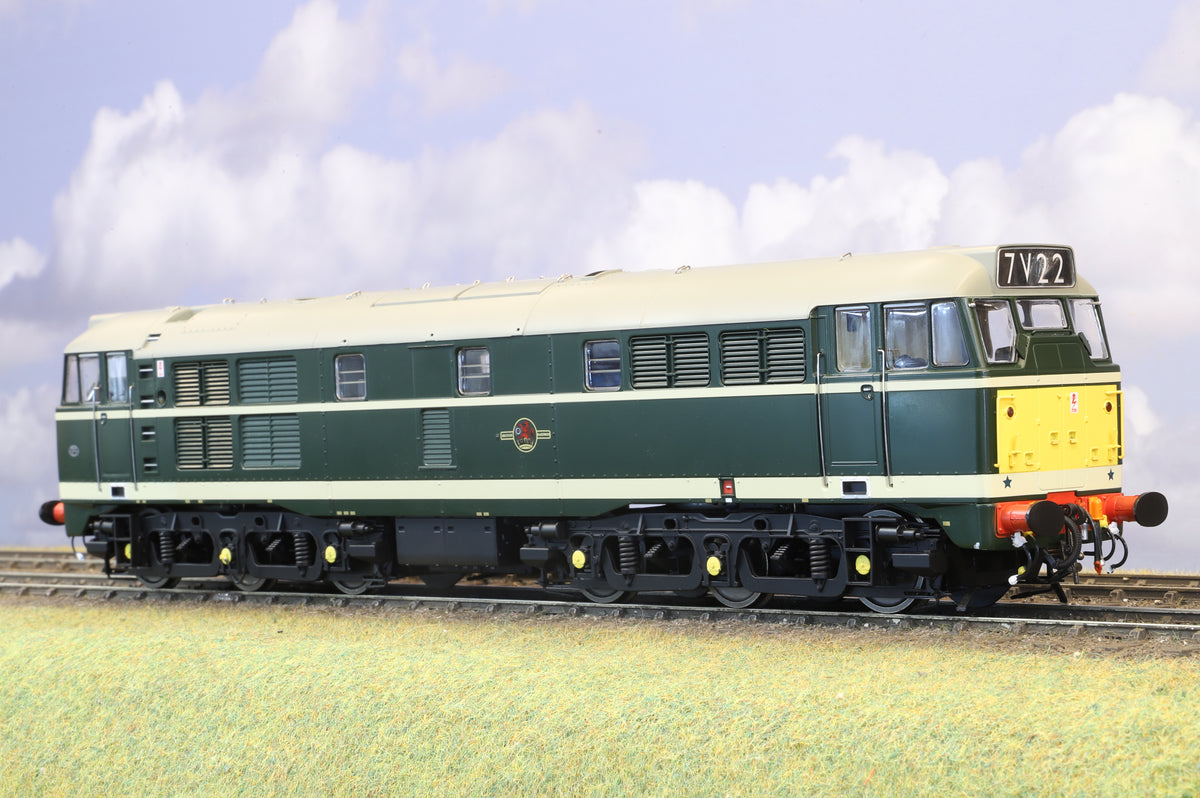 Heljan Finescale O Gauge Class 31 BR Green with SYP  Unnumbered