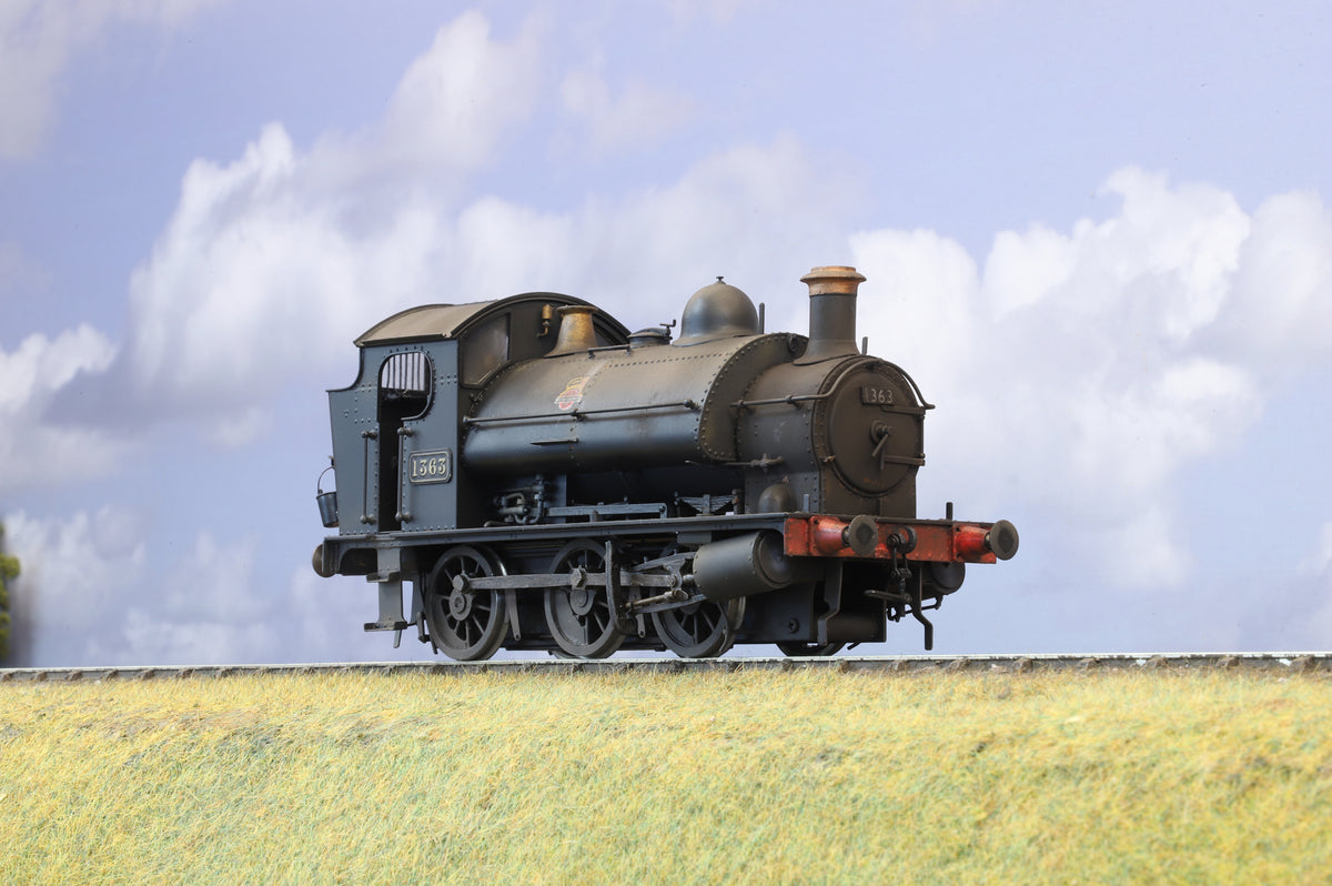 Bachmann Brass/Sancheng Finescale O Gauge GWR 1361 Class Locomotive No.1363, Pro Weathered