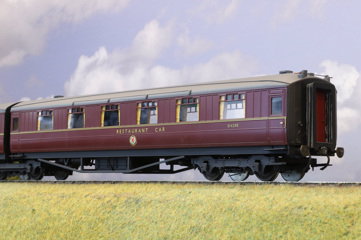 Golden Age Models Finescale O Gauge Gresley Restaurant Triplet Set BR Maroon