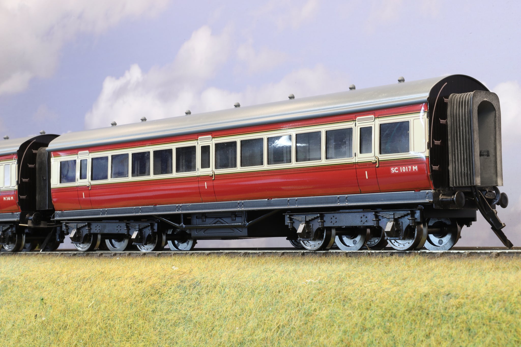 Darstaed Coarse Scale O Set of 3 LMS Period I Coaches BR livery 'Set C ...