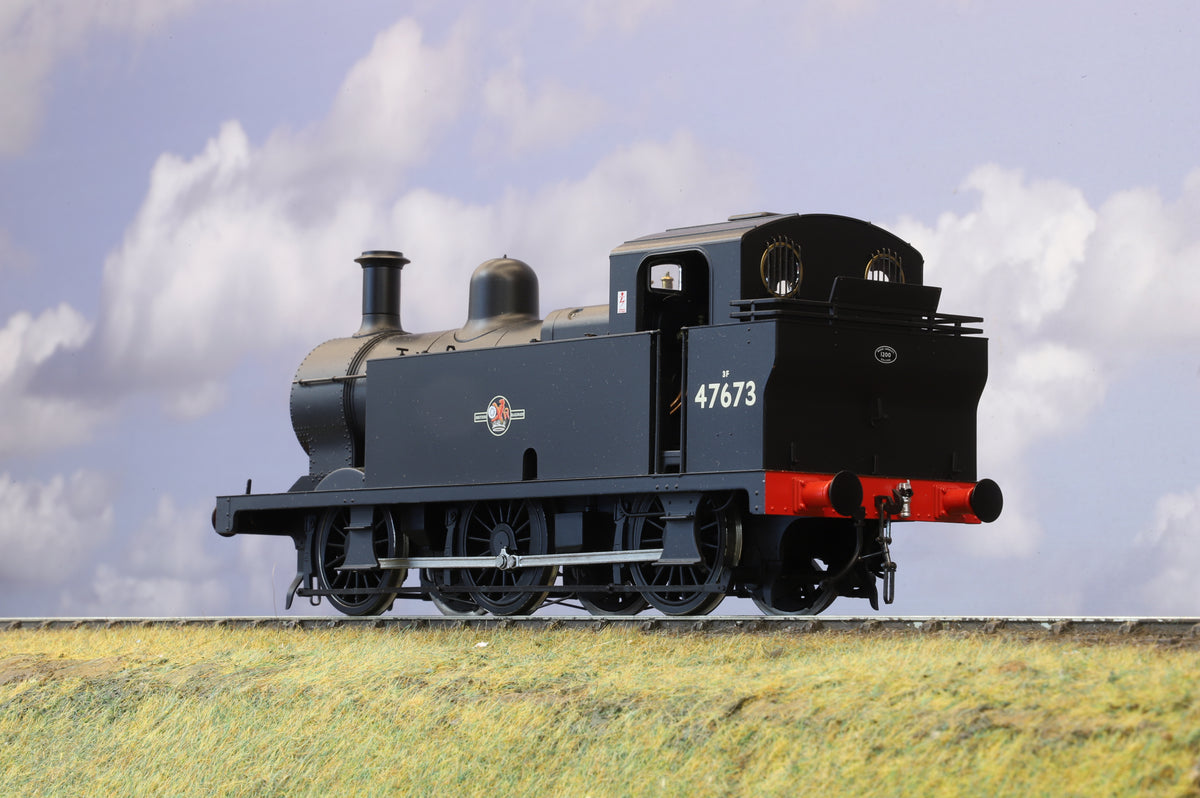 Dapol Finescale O Gauge Fowler Class 3F 'Jinty' No. 47673 BR Black (Late Crest) DCC Sound