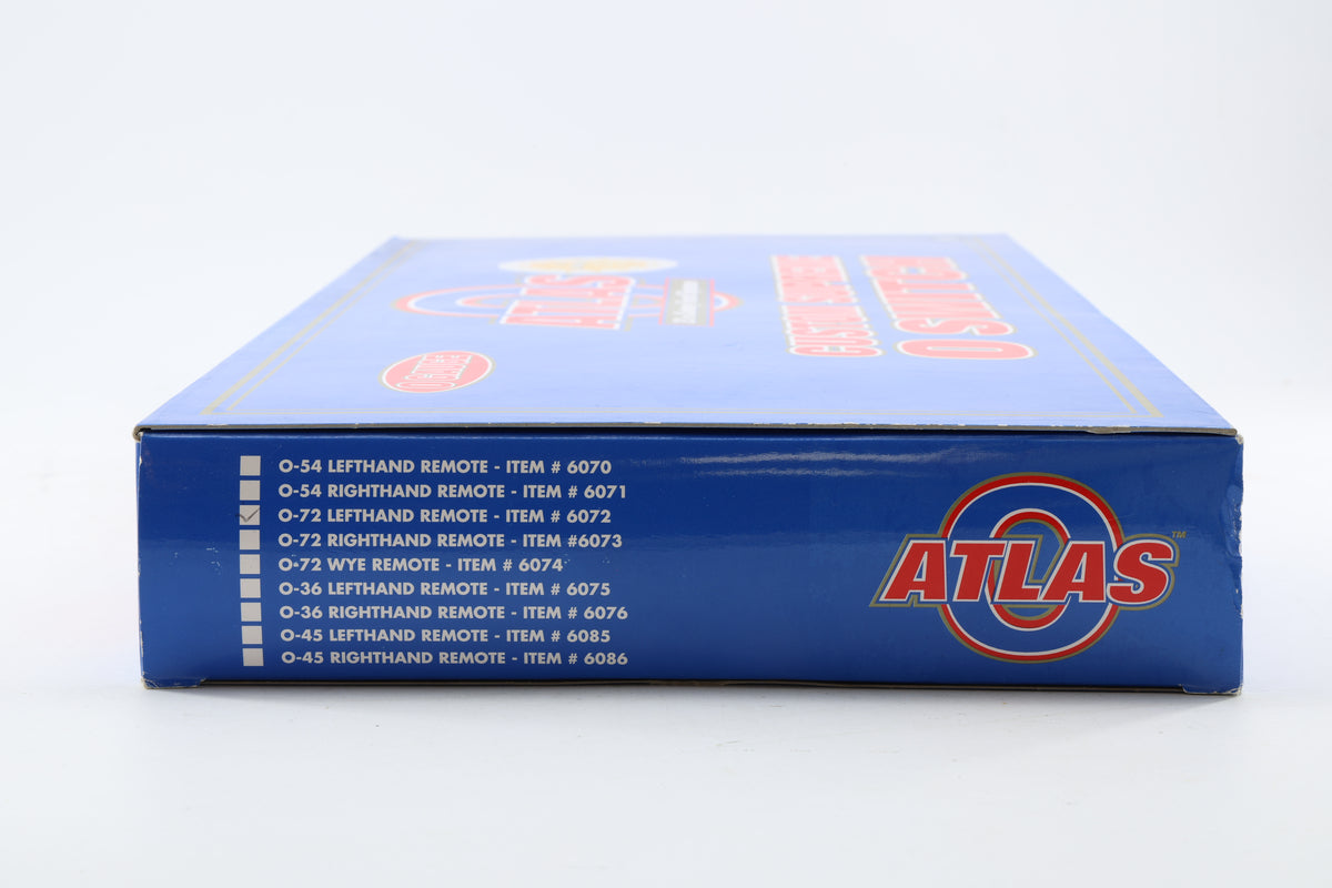 Atlas O Gauge Custom Supreme Switch 0-72 Left Hand (Point Only) #6072