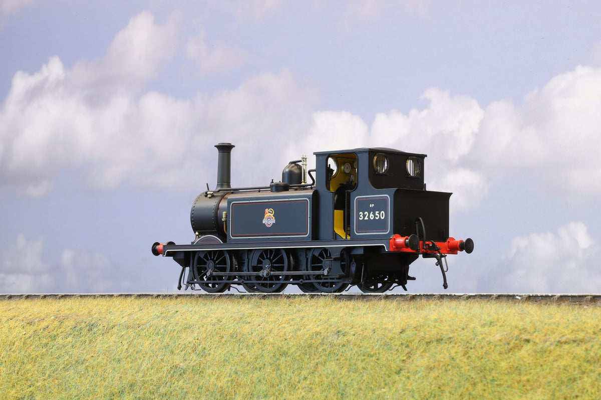 Dapol Finescale O Gauge &#39;Terrier&#39; A1X No. 32650 BR Lined Black (Early Crest)