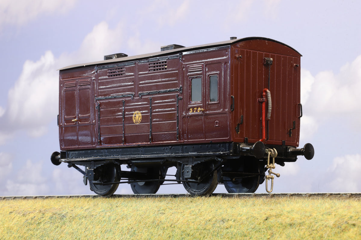 Gauge 1 (10mm) Kit-Built GWR Horse Box (Brass Construction)